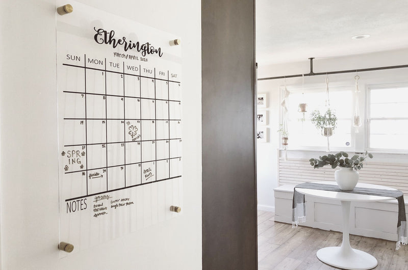 How to Make DIY Acrylic Wall Calendar (And Mistakes to Avoid)