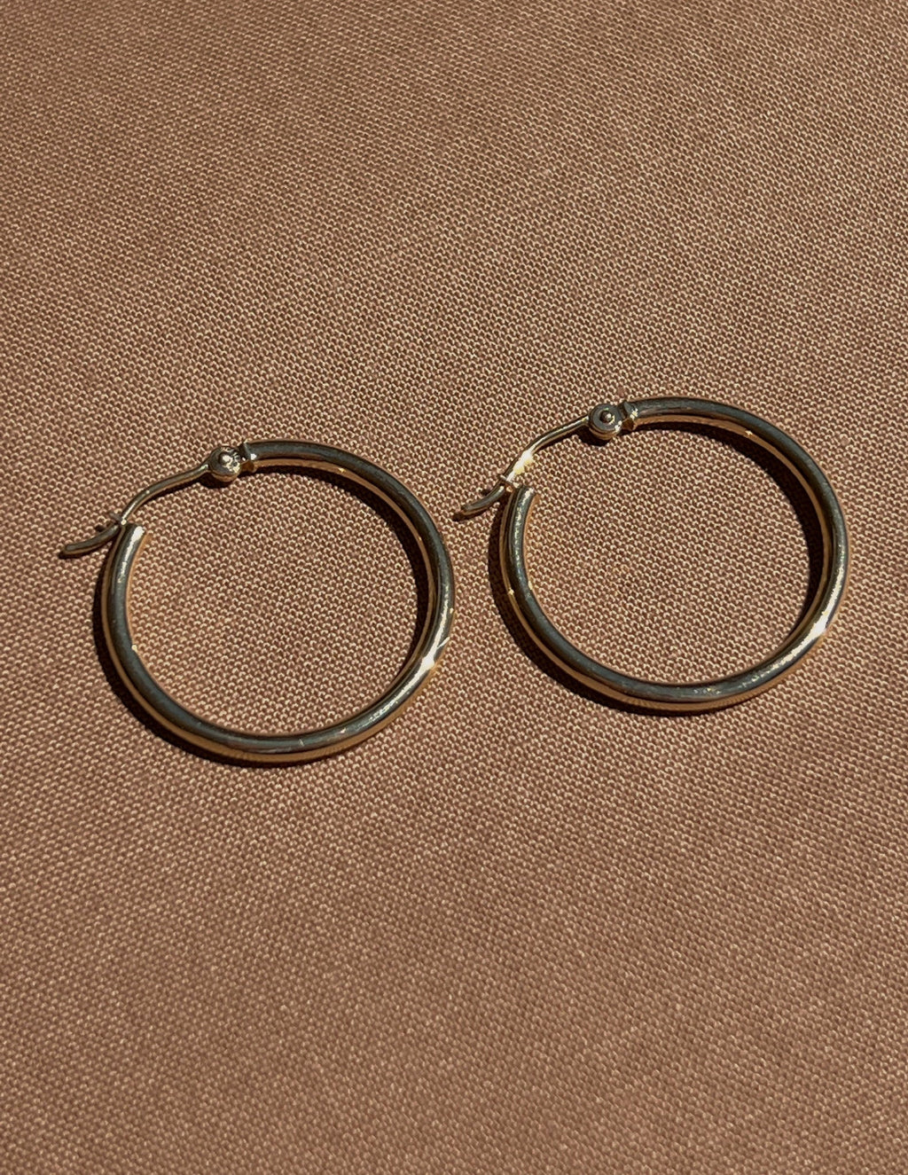 14k Yellow Gold Huggies