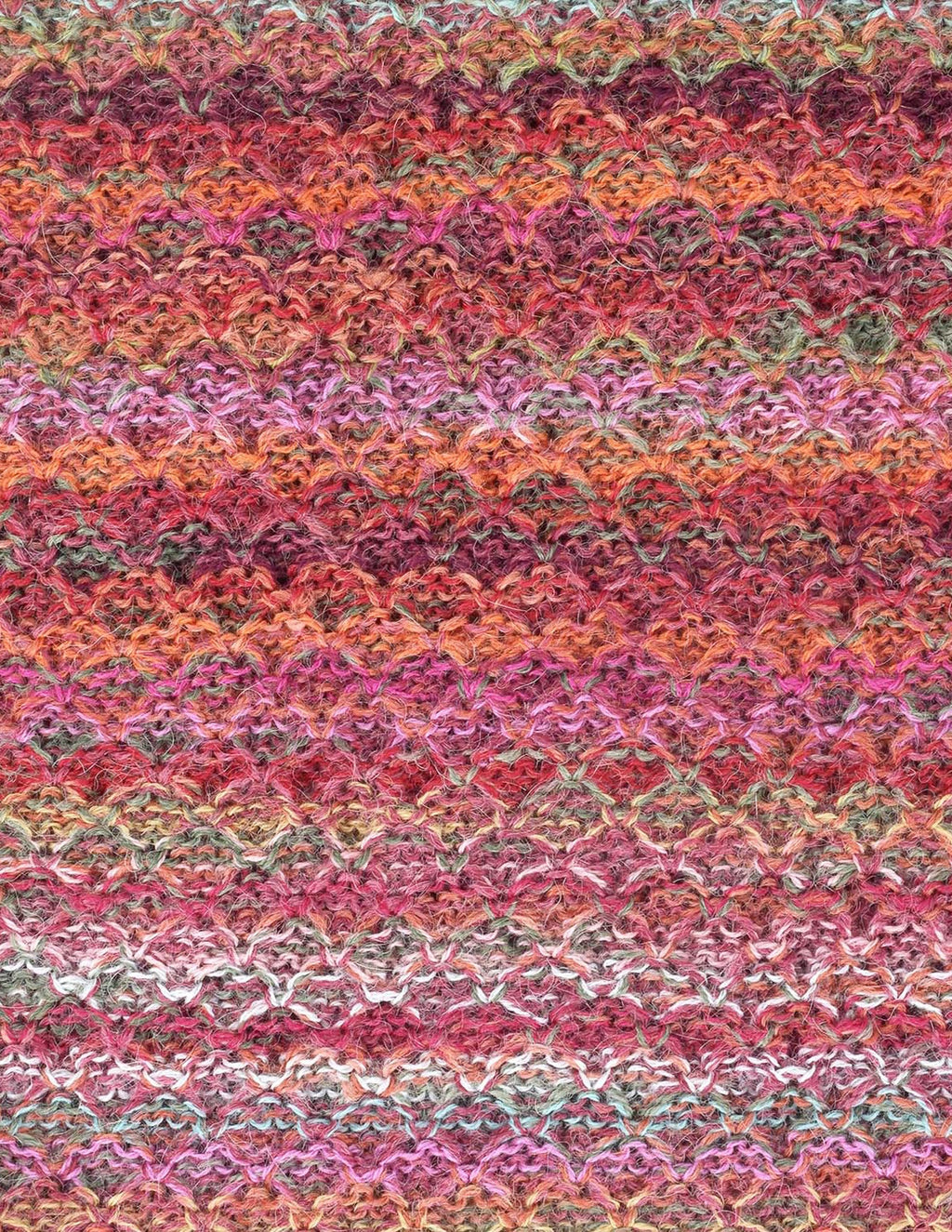 Alpaca Infinity Scarf - Printed Saffron
