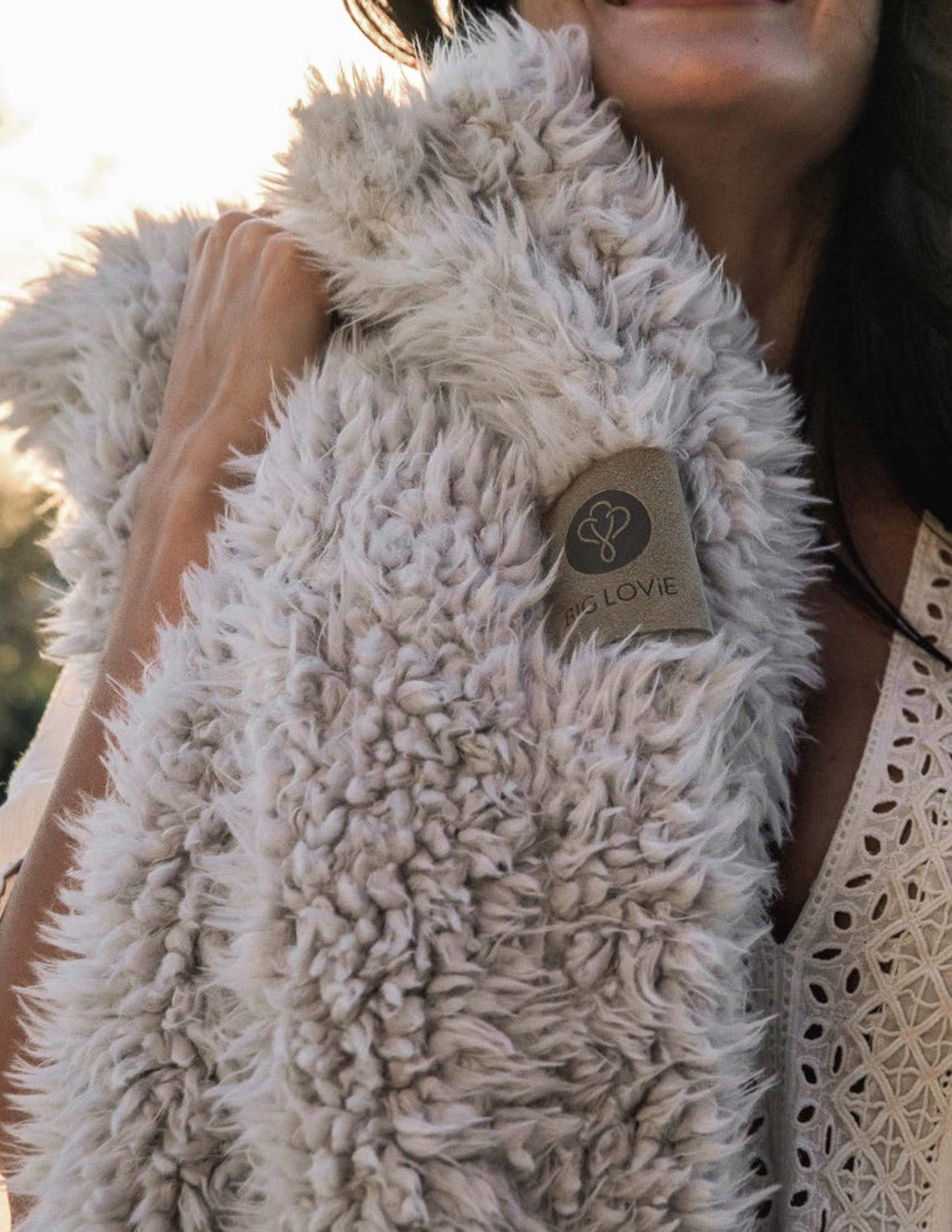 ANGEL PLUSH BLANKET | LITTLE - SILVER CLOUD