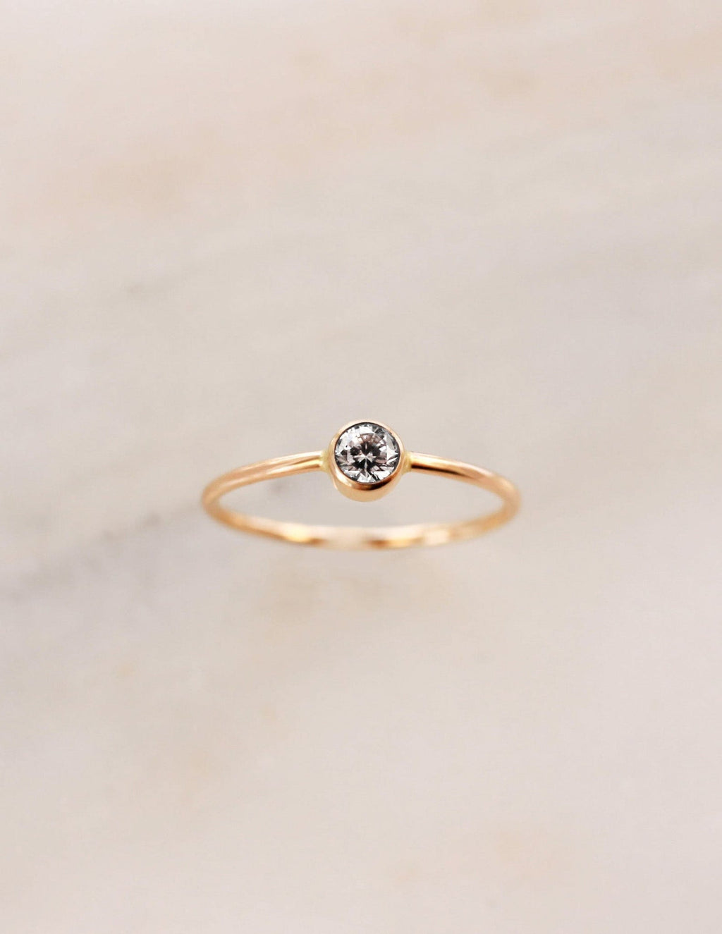 April Birthstone Ring ∙ Cubic Zirconia