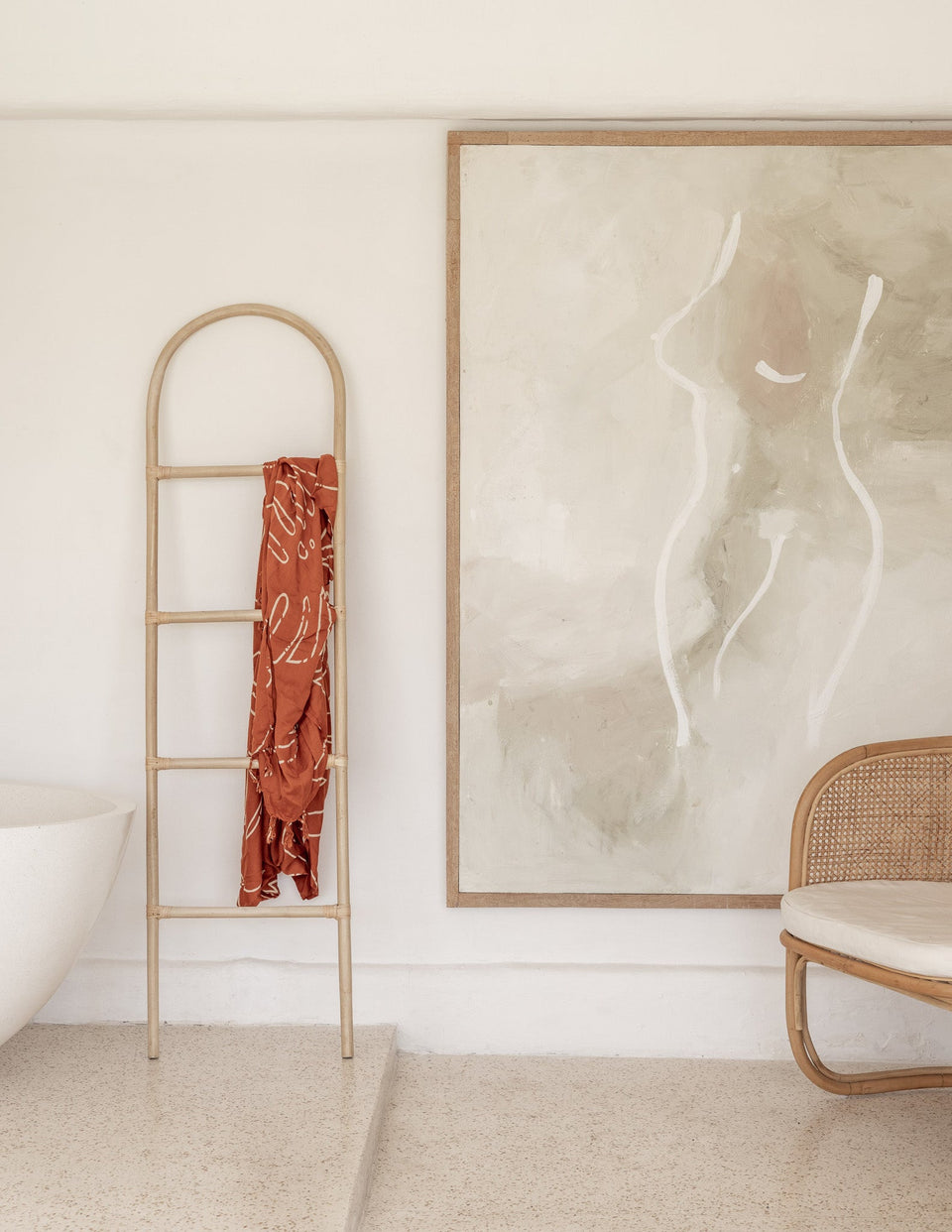 Arch Rattan Ladder