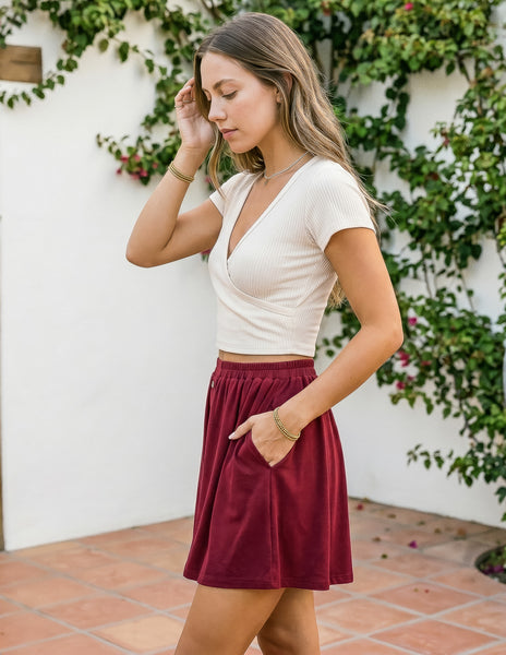 Bamboo Paris Mini Skirt – Sozy