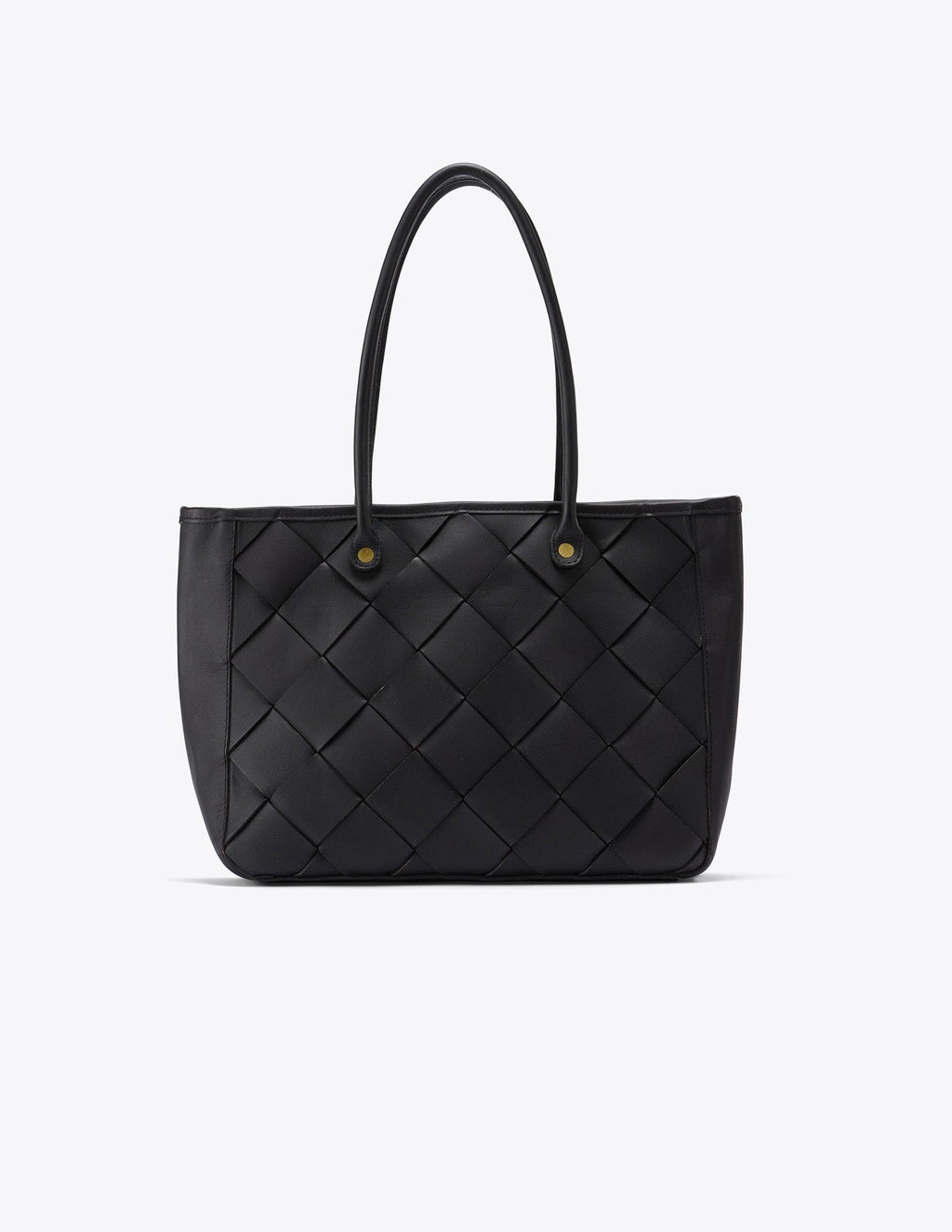 Carry-All Handwoven Tote - Black