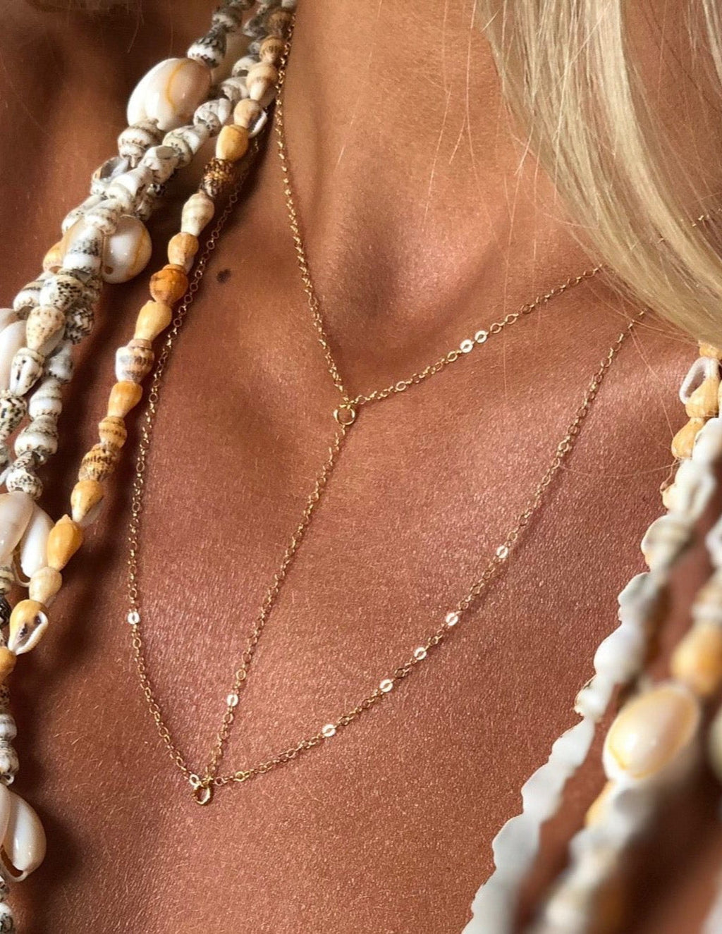 Dripping in Gold Necklace