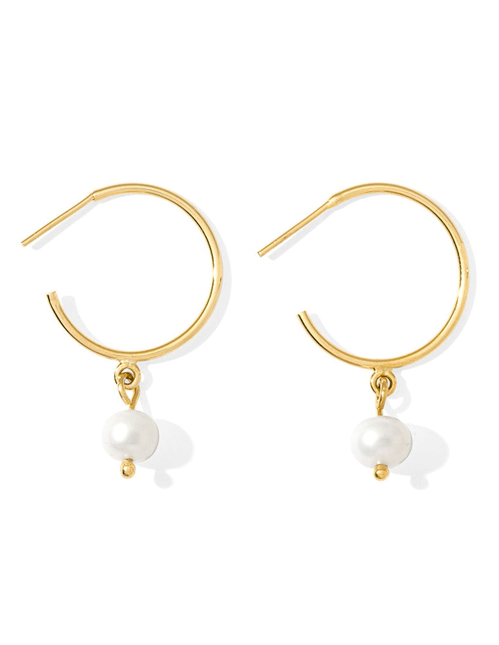 Freshwater Pearl Hoop Earrings