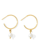 Freshwater Pearl Hoop Earrings