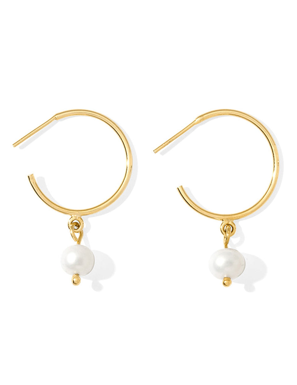Freshwater Pearl Hoop Earrings