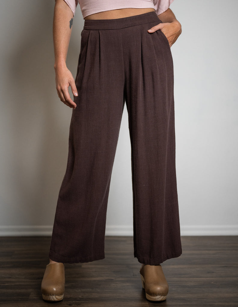 Linen Alessia Cropped Pant – Sozy