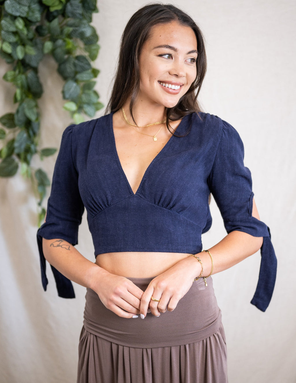 Linen Navy