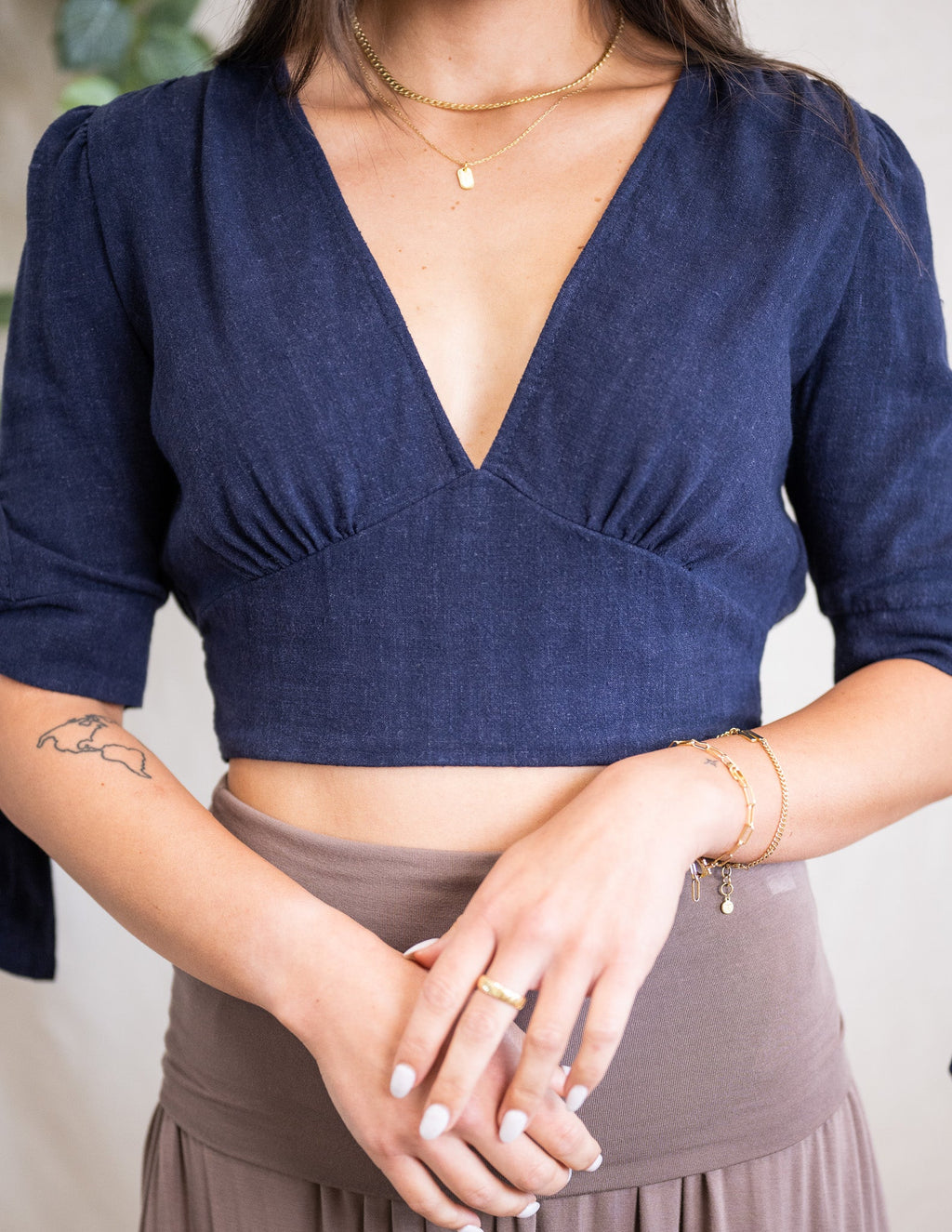 Linen Navy