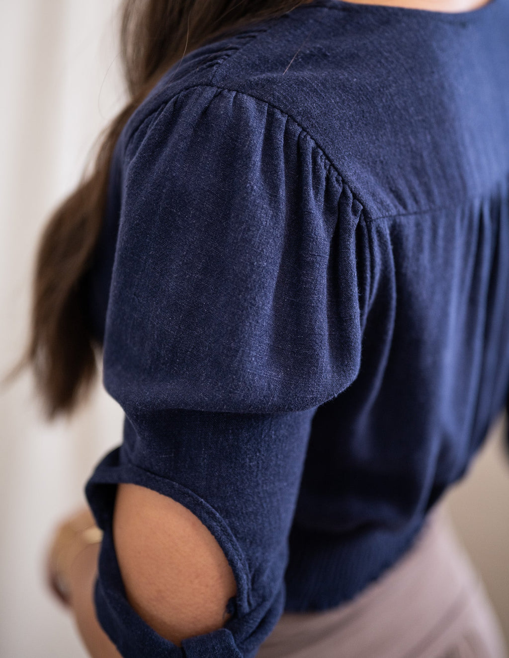 Linen Navy
