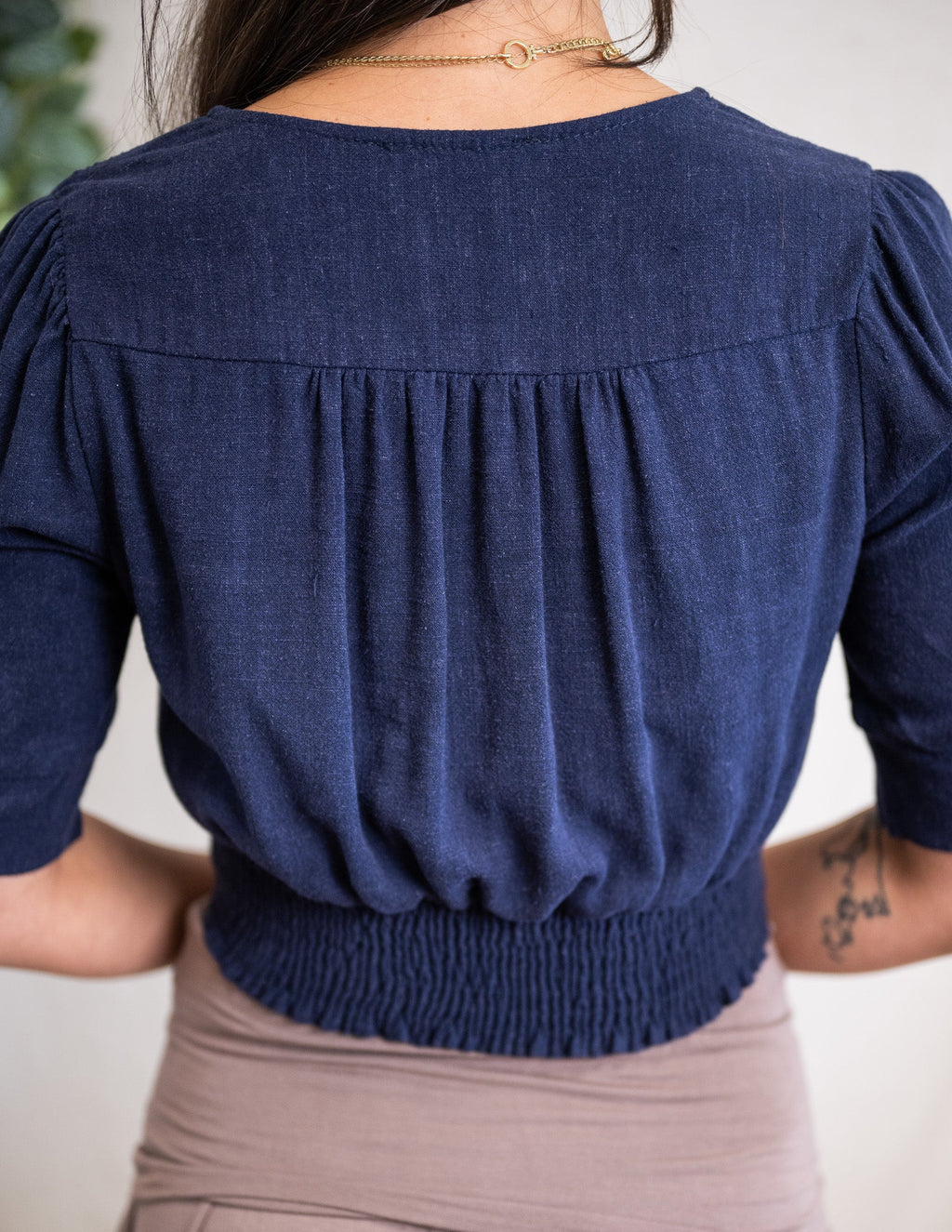 Linen Navy