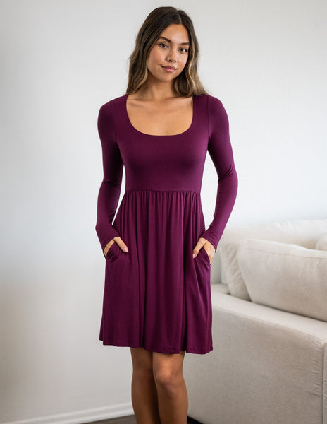 Lisa Long Sleeve Mini Dress – Sozy