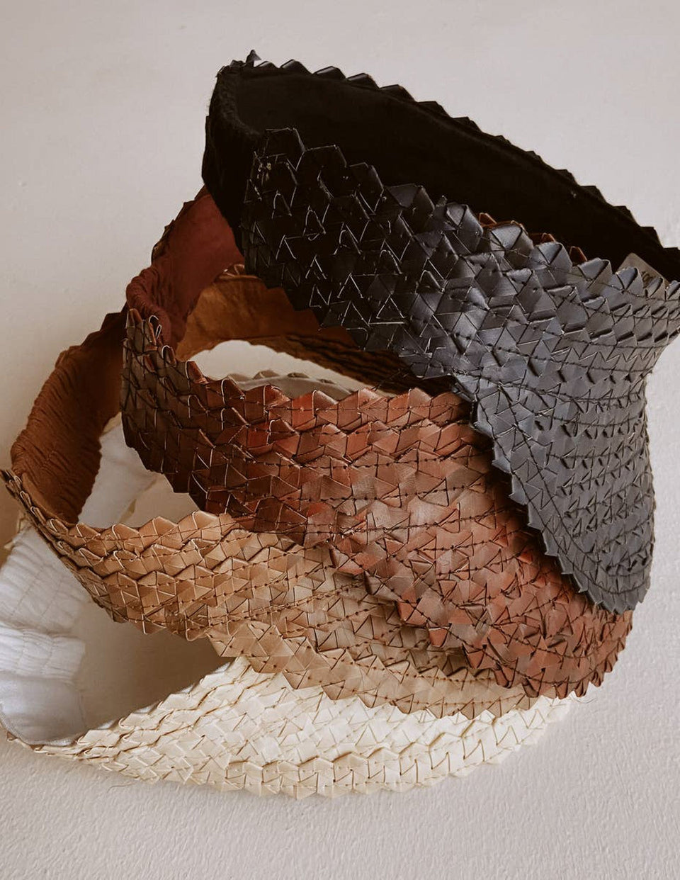 Rattan Sun Visors for Kids