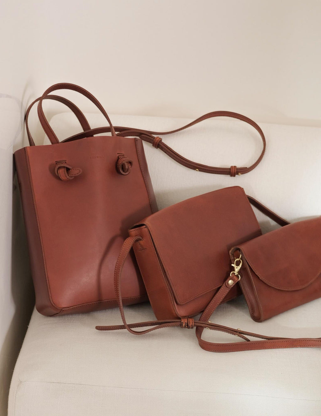 Simone Convertible Shopper - Rosewood