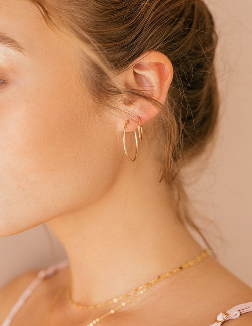 Small Everyday Hoop Earrings