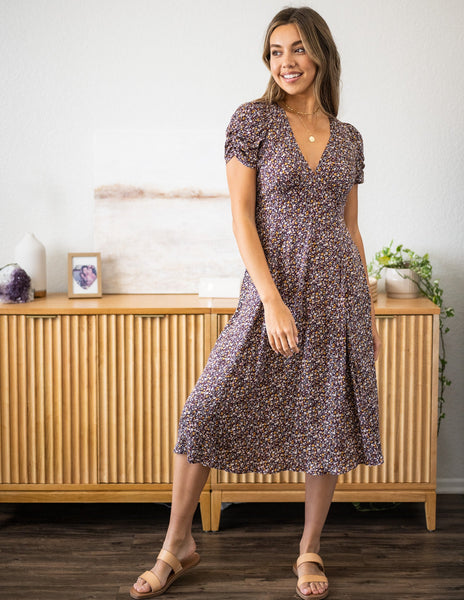 knee length dresses for ladies Tencel Gabrielle Midi Dress – Sozy