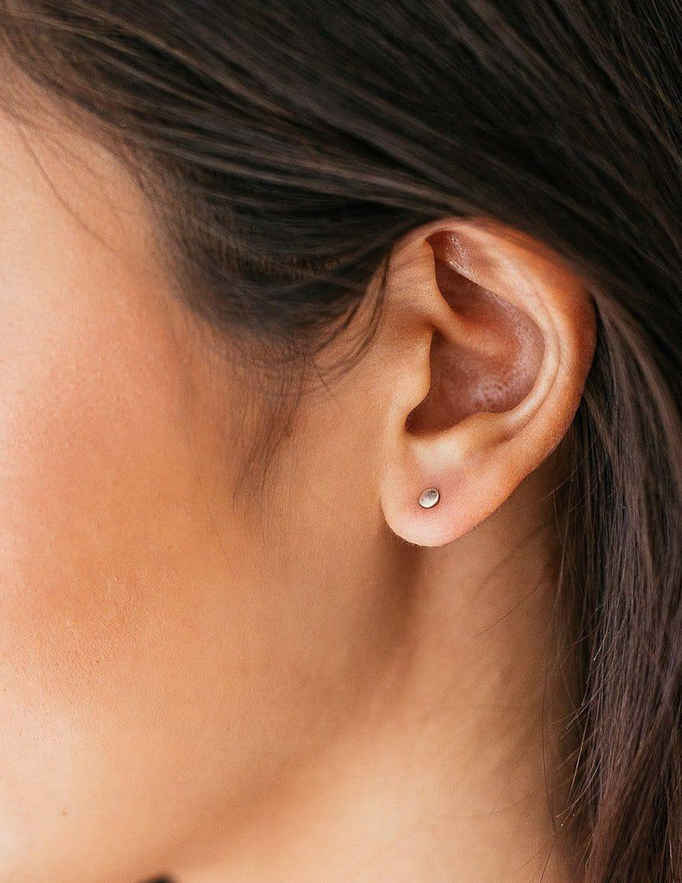 Tiny Dot Stud Earrings