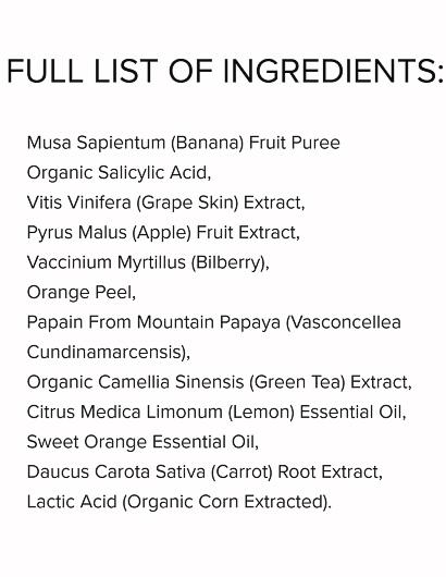 Banana Exfoliating Mask