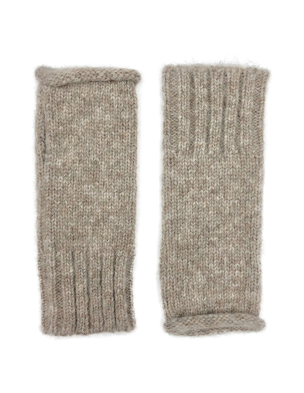 Beige Essential Knit Alpaca Gloves
