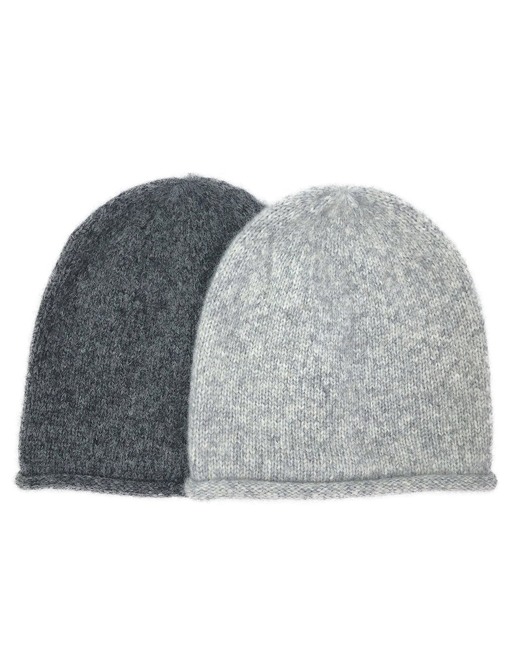Charcoal Essential Knit Alpaca Beanie