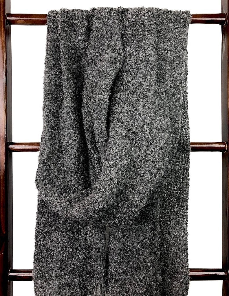 Charcoal Ultra Plush Alpaca Scarf