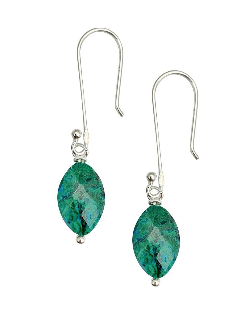 Chrysocolla Drop Earrings