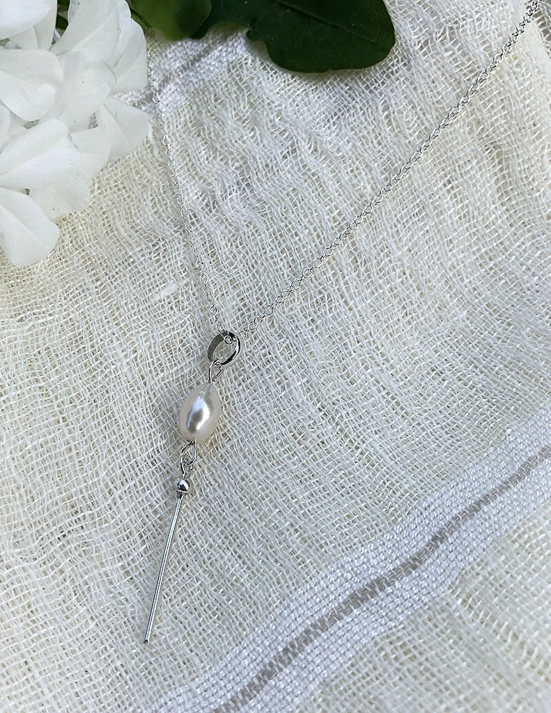 Freshwater Pearl Bar Necklace