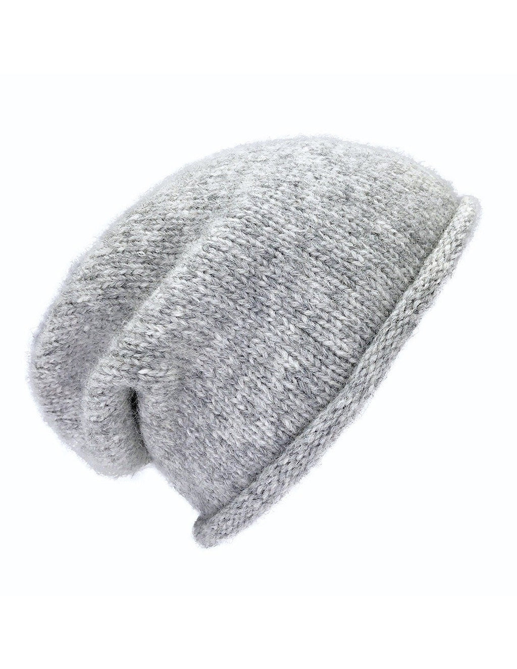 Gray Essential Knit Alpaca Beanie