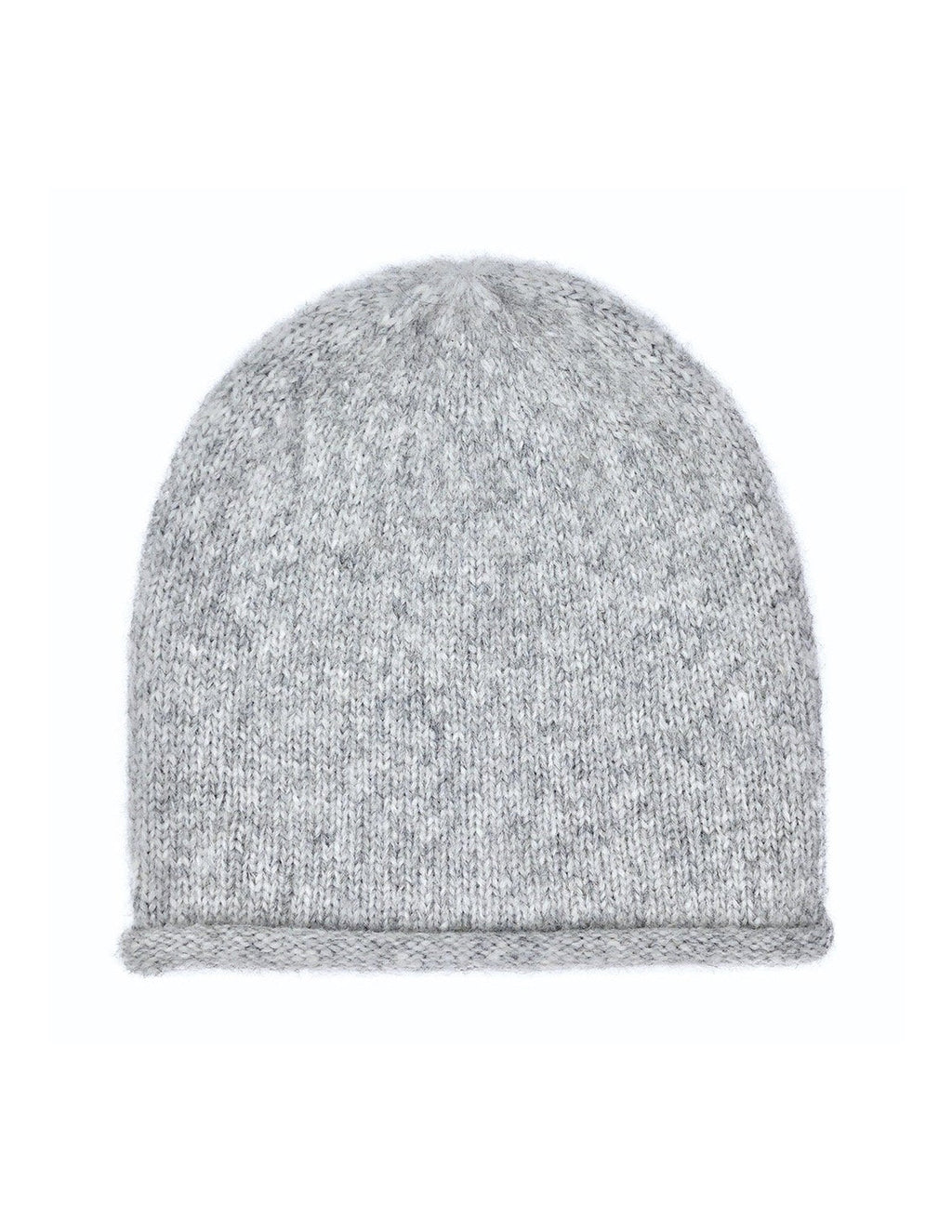 Gray Essential Knit Alpaca Beanie