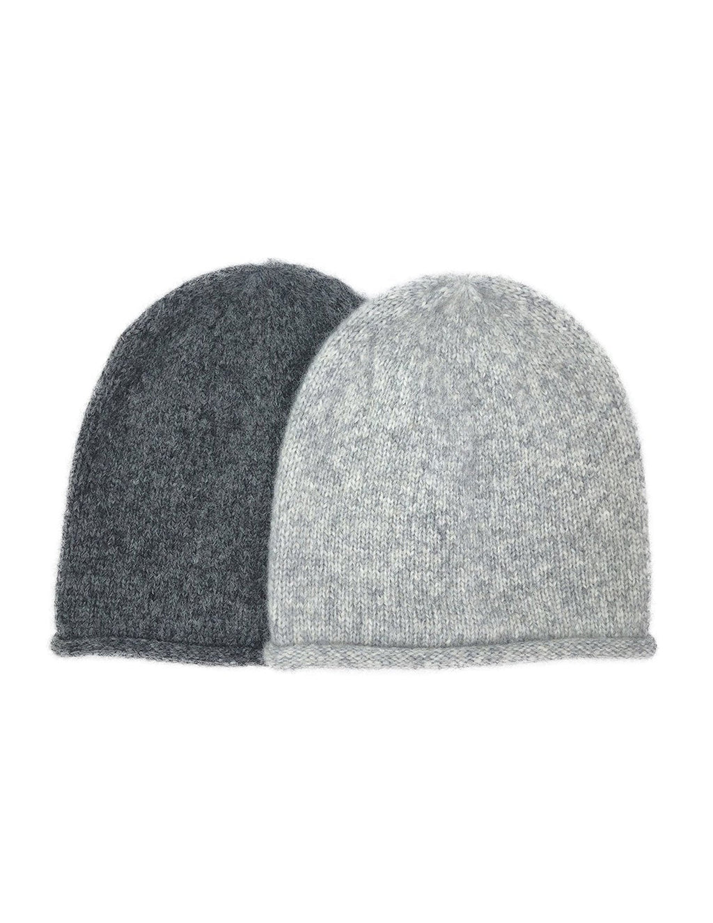 Gray Essential Knit Alpaca Beanie