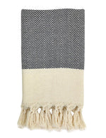 View Herringbone Turkish Hand Towel