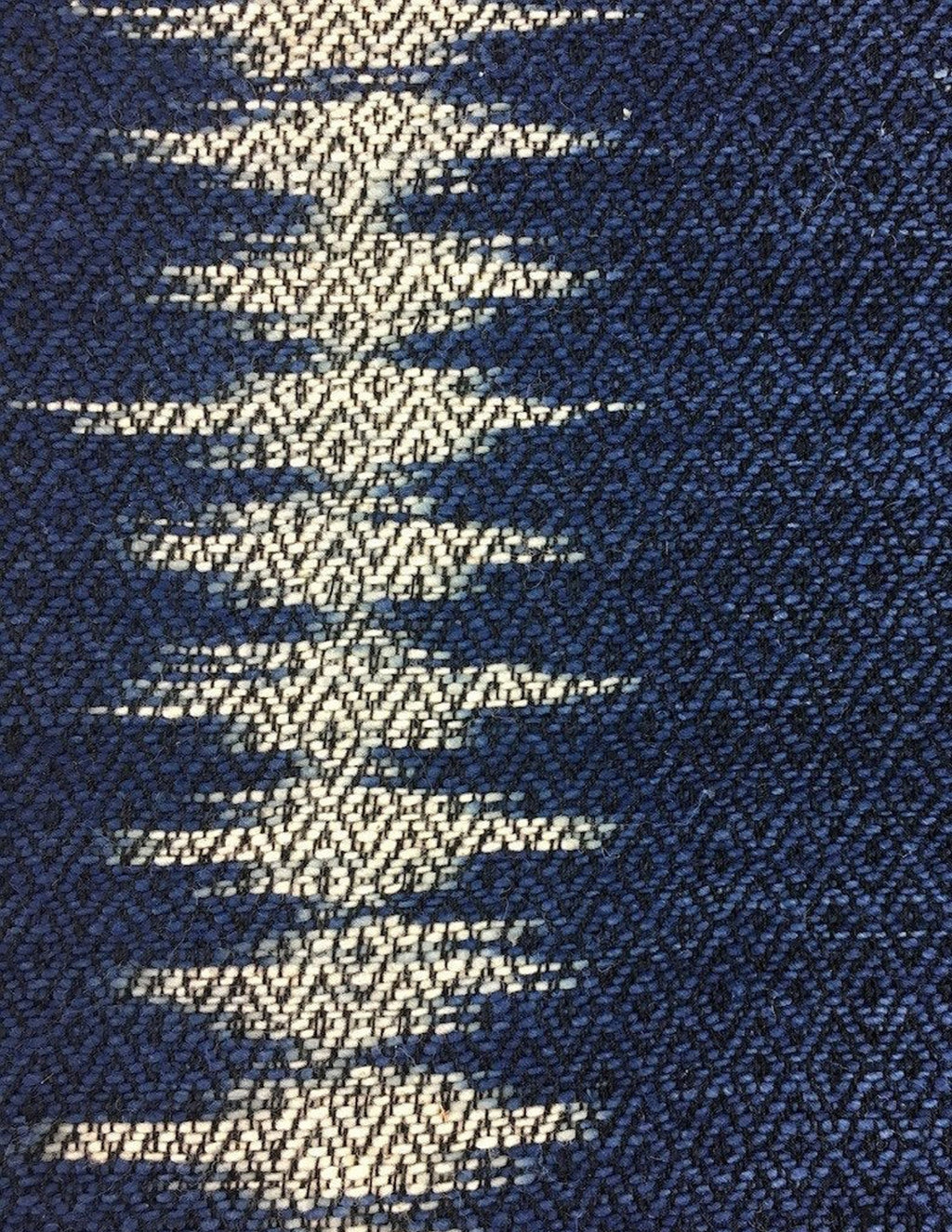 Indigo Ikat Pillow Cover