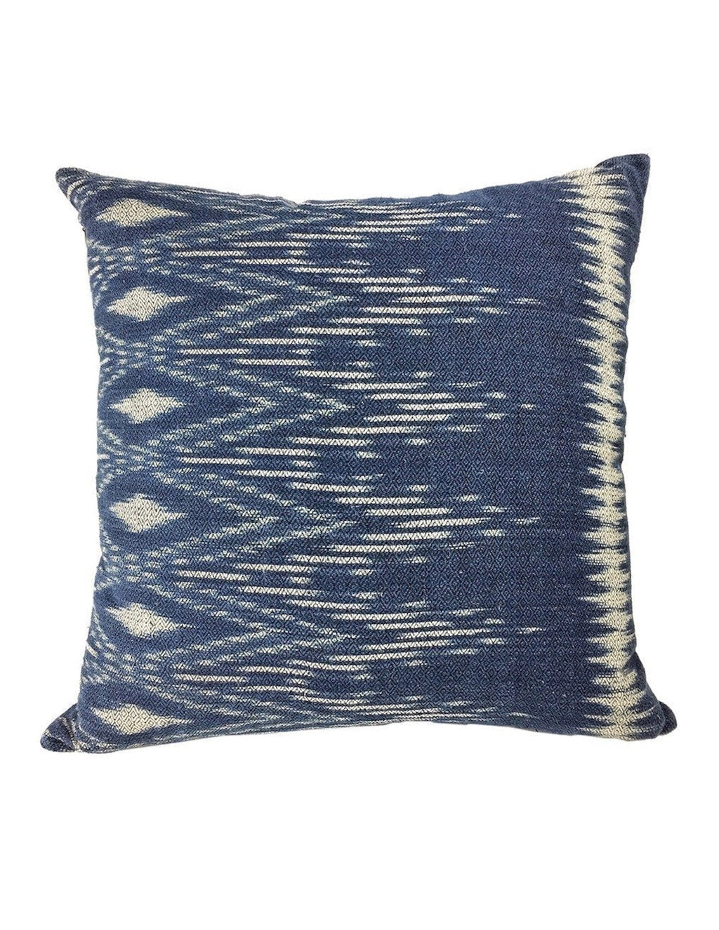 Indigo Ikat Pillow Cover