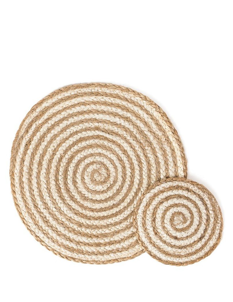 Natural Kata Spiral Placemat (Set of 4)