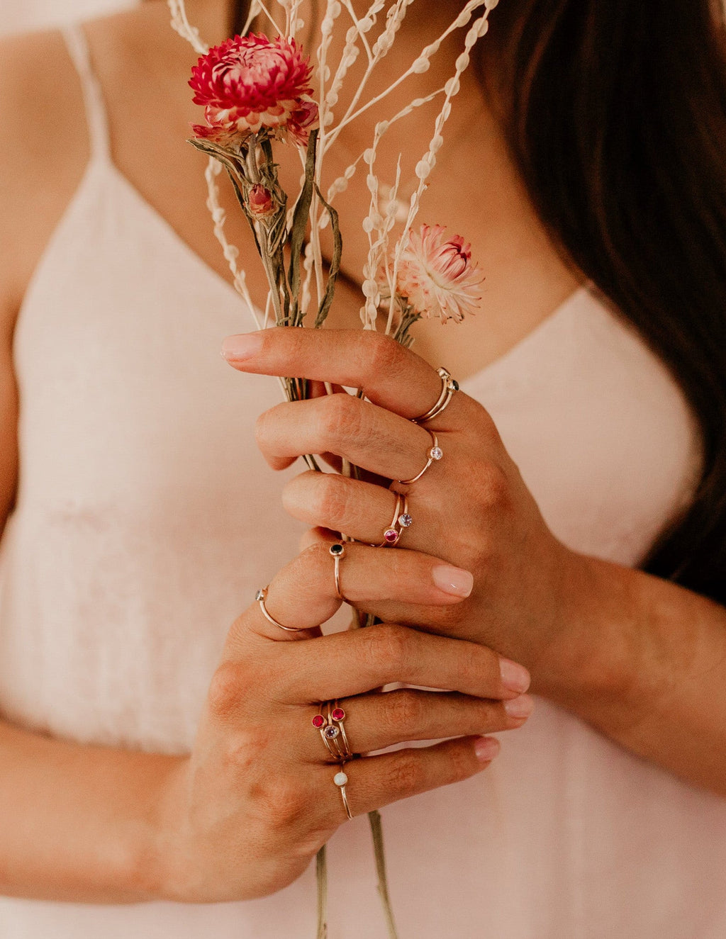 October Birthstone Ring ∙ Pink Tourmaline