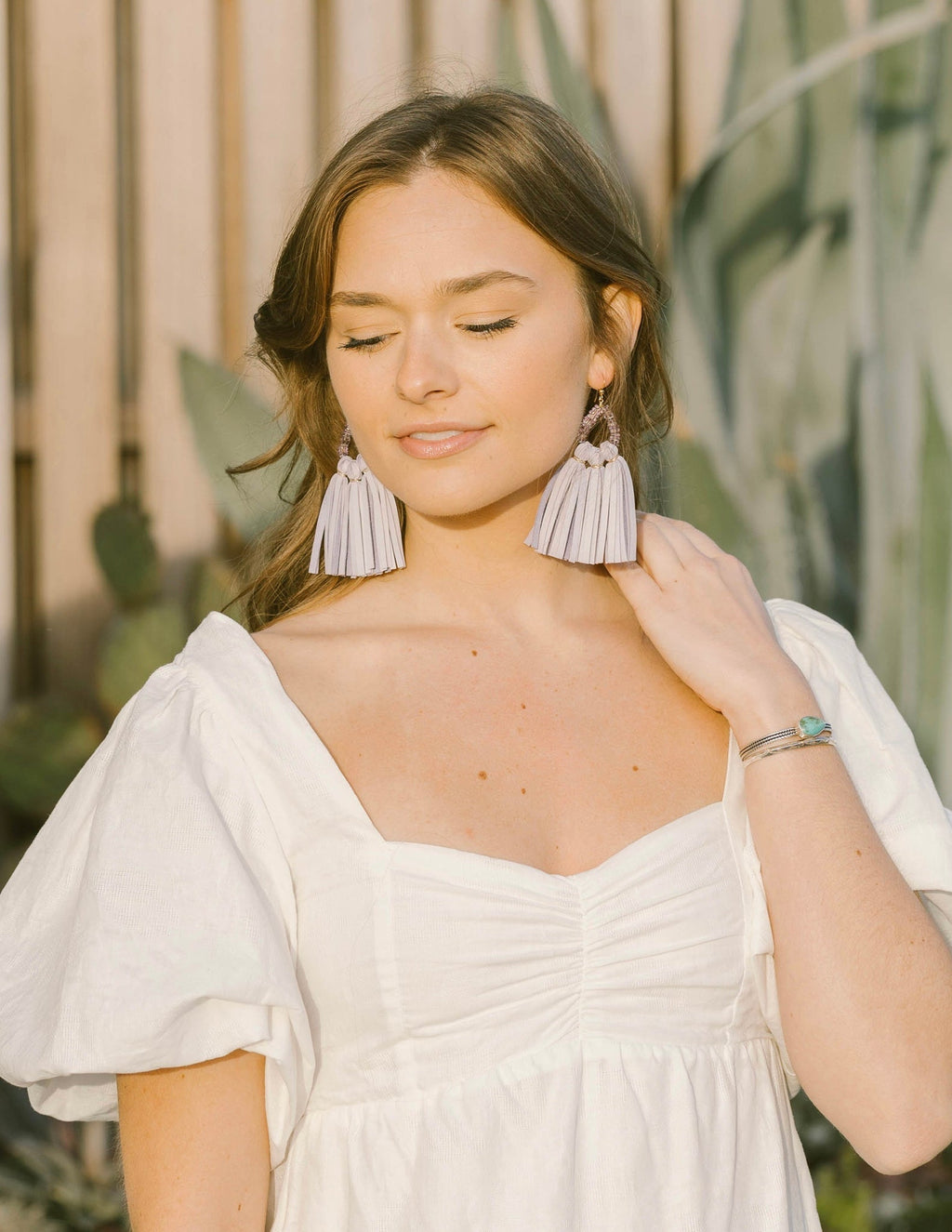 Palermo Earrings | Lavender
