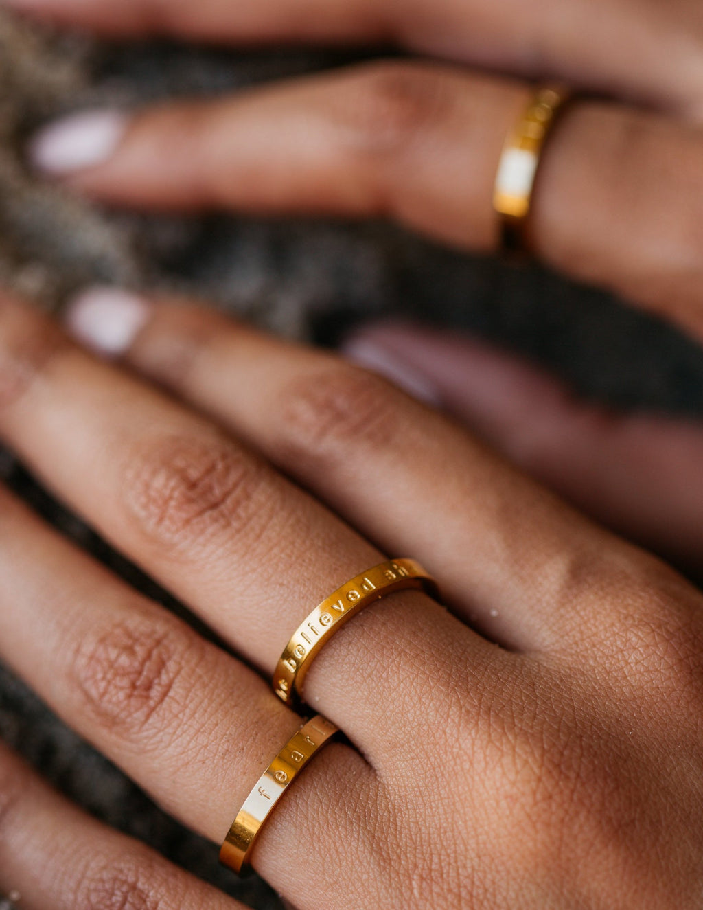 She Believed She Could, So She Did Gold Ring