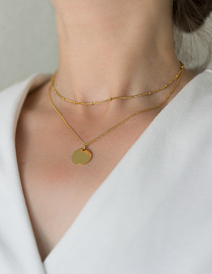 Single Disc Necklace