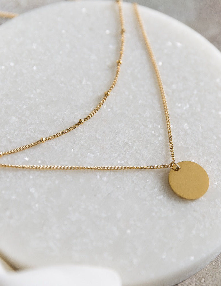 Single Disc Necklace