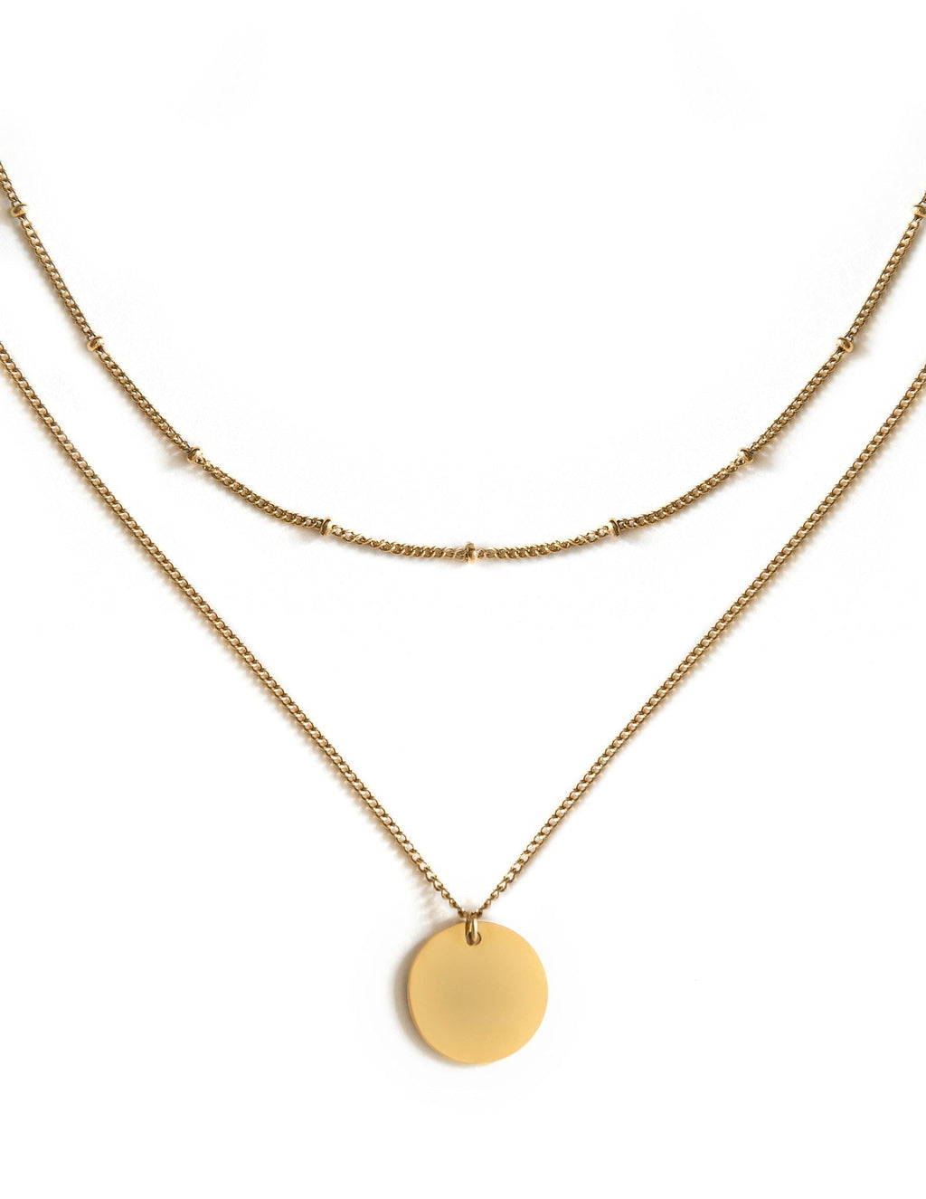 Single Disc Necklace