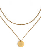 Single Disc Necklace