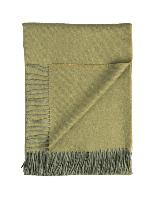 Baby Alpaca Throw - Tea Leaf