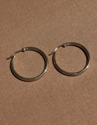14k Yellow Gold Huggies