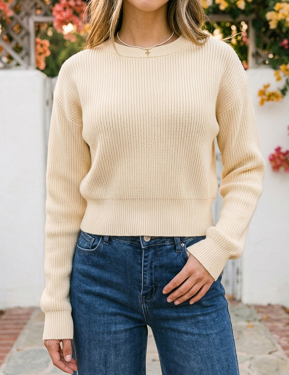Emmie Crop Sweater