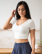 Aida Reversible Crop Top