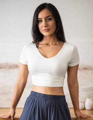 Aida Reversible Crop Top