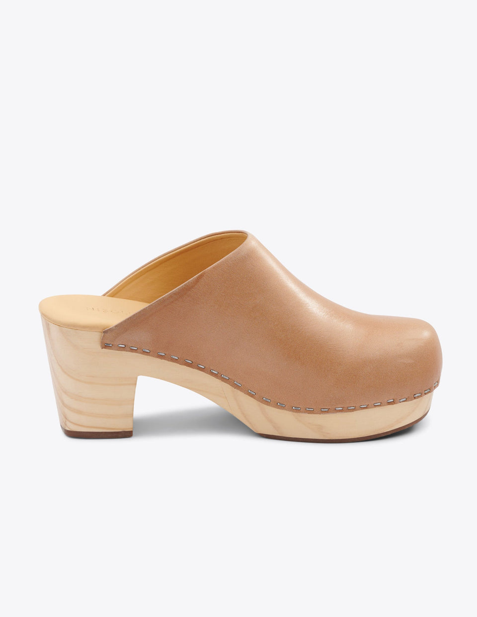 All-Day Heeled Clog - Almond