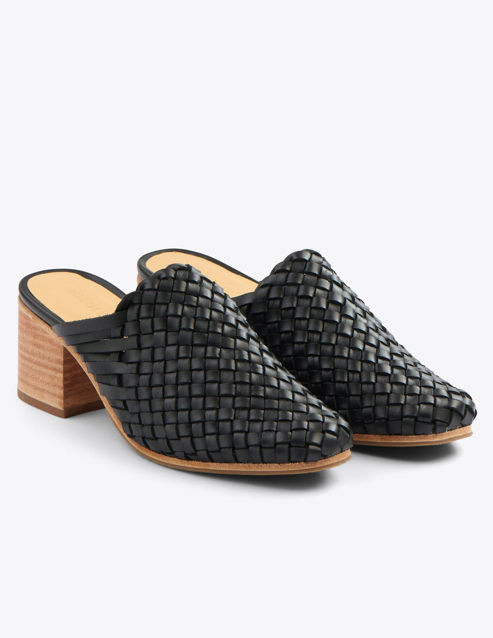 All-Day Woven Heeled Mule - Black